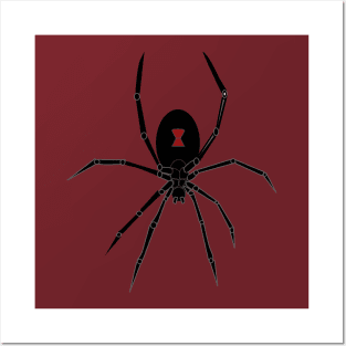 Halloween Black Spider Posters and Art